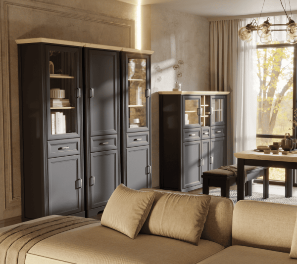 Шкаф с подсветкой ЖАСМИН REG1W1D1S