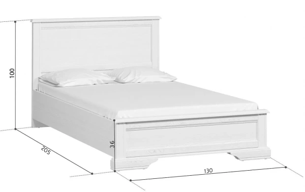 Кровать б.о. СТИЛИУС B169-LOZ120х200