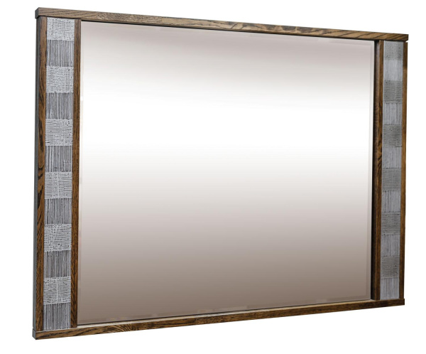 Зеркало настенное Тунис П6.343.1.03 (П344.03) (Венге c серебром)