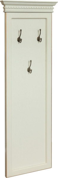 Вешалка настенная для прихожей Верди Классик П3.0487.3.28 (Слоновая кость с золочением)