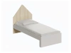 Кровать Campi light (Корпус Белый, Фасад Ясень Коимбра)