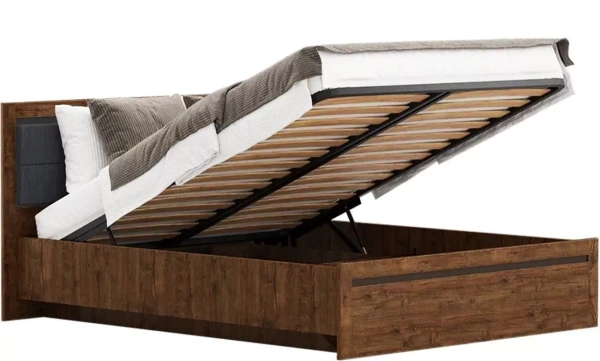 Кровать с подъемным механизмом с м. э. КАДА S404-LOZ160х200