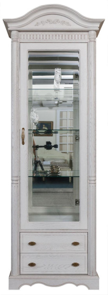 Шкаф-витрина Паола БМ2.671.0.05(2102) (Розовый пепел)