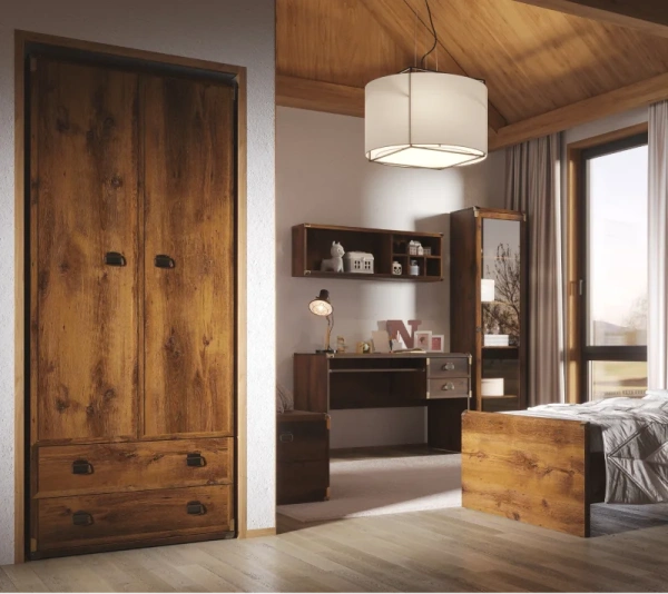 Шкаф ИНДИАНА JSZF 2d2s с полками