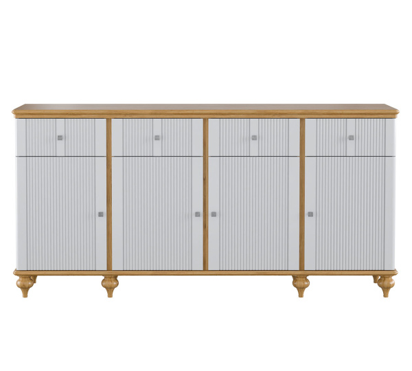 Тумба Рандеву 44 (Белый лак/Антик 24)