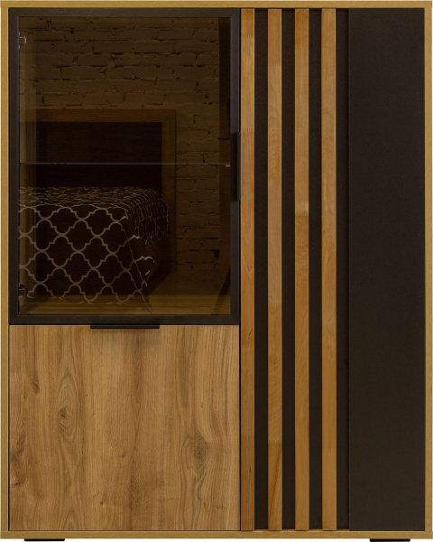 Шкаф-витрина Деко БМ2.776.0.05 (Дуб наварра)