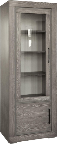 Шкаф с витриной Байс БМ2.791.0.05-01(2619-01Бр) (Сосна джексон)