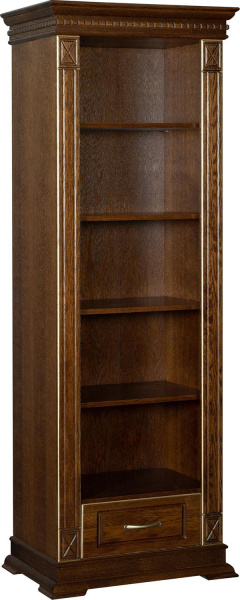 Стеллаж Верди Классик П1.0487.0.17 (Черешня с золочением)