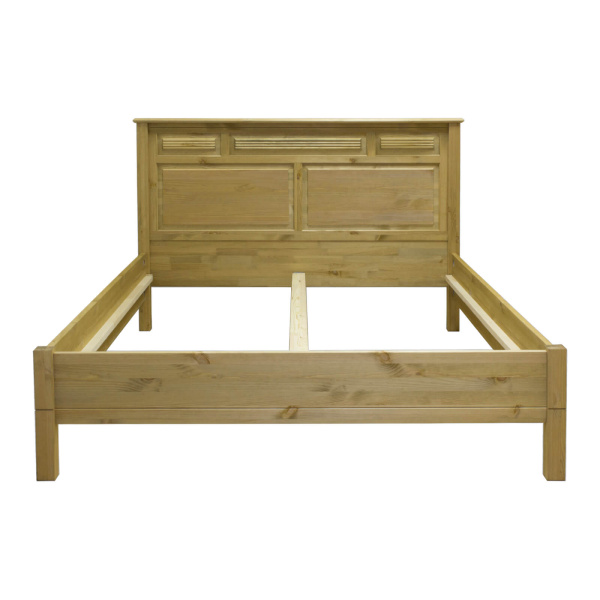 Кровать двуспальная Рауна без изножья 180 (бейц/масло)