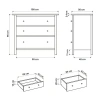 Комод Кантри Hemnes 03 ММЦ (Блек)