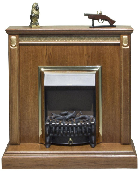 Портал для камина Милана 12с П4.265.0.12(265.12с) (Черешня с золочением)