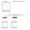 Шкаф для одежды Рандеву 33 (Серый 7042/Антик 24)