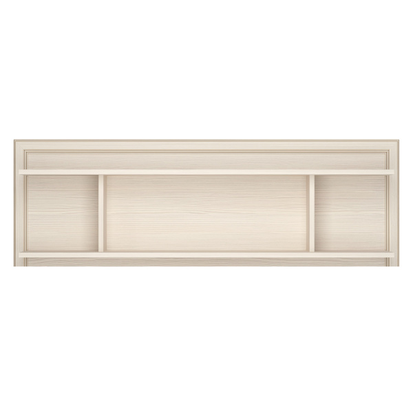 Полка навесная 5 Сиена (Бодега Белый (Патина Золото))