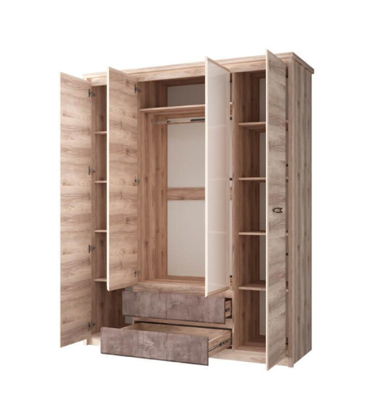 Шкаф 4DG2S Z  ДЖАЗ