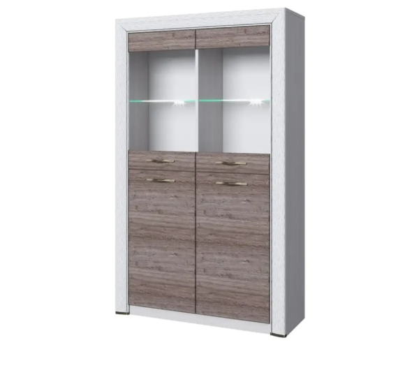 Шкаф-витрина 2V2D ОЛИВИЯ