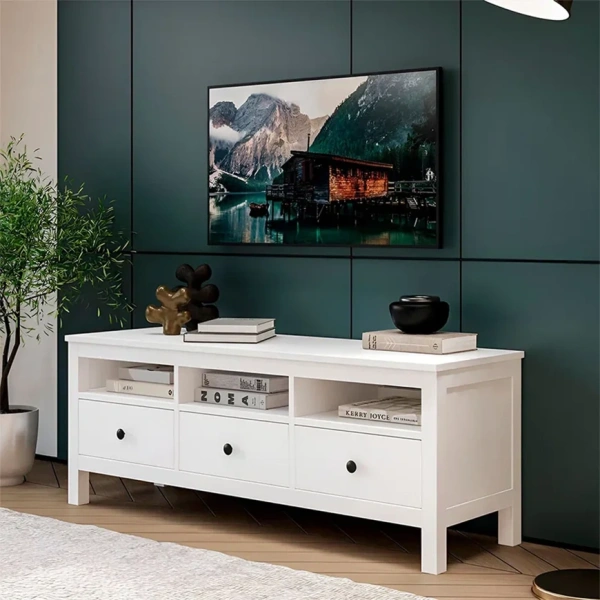 Тумба ТВ Кантри Hemnes 03 180 ММЦ (Белый лак)