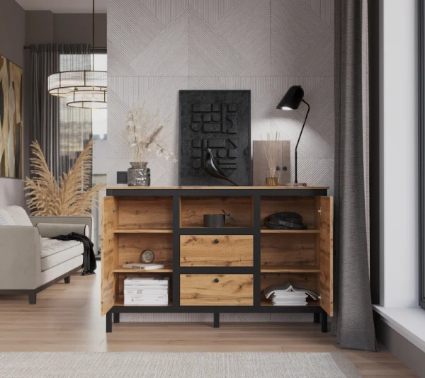 Тумба ЛОФТ KOM2D2S/150