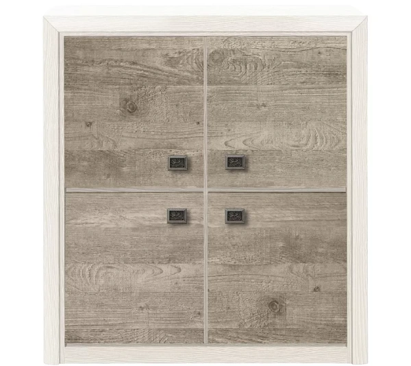 Тумба КОЕН KOM4D (Ясень снежный. Сосна натуральная)