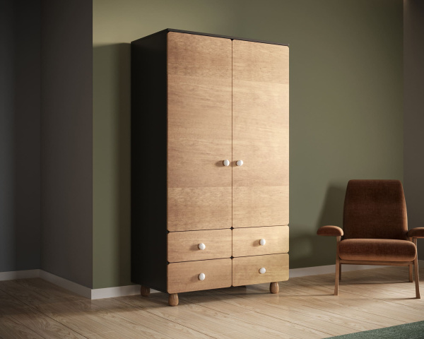 Шкаф двухдверный с ящиками Split SP14