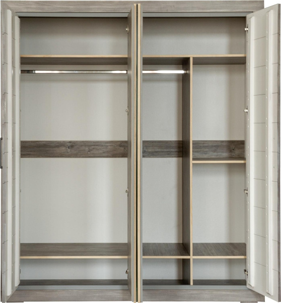 Шкаф для одежды 4д Байс БМ2.791.1.27-01(2632-01Бр)