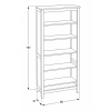Стеллаж Кантри Hemnes 00 ММЦ (Блек)