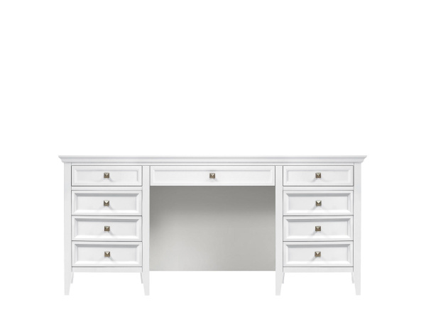 Стол письменный Manhattan двухтумбовый (Белый)