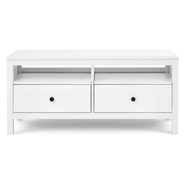 Тумба ТВ Кантри Hemnes 02 ММЦ (Белый лак)