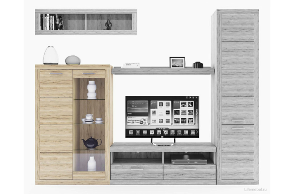 Шкаф комбинированный 1V1D ОСКАР