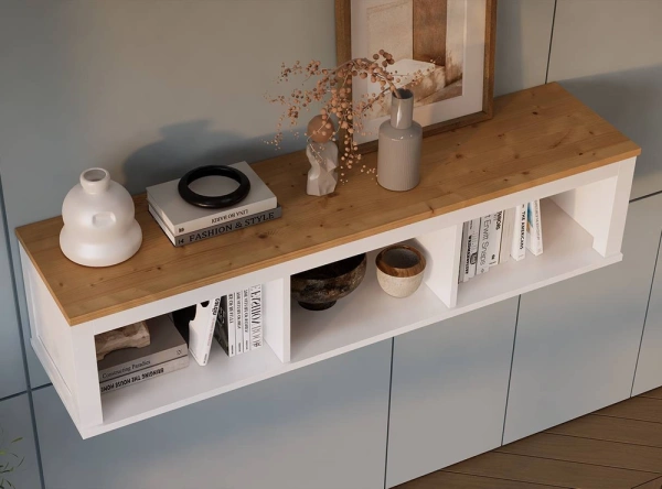 Полка навесная 148х34х37 Кымор Hemnes