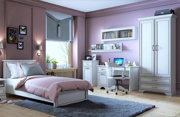 Полка B ТИФФАНИ Белая