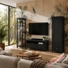Тумба ТВ Кантри Hemnes 02 ММЦ (Блек)