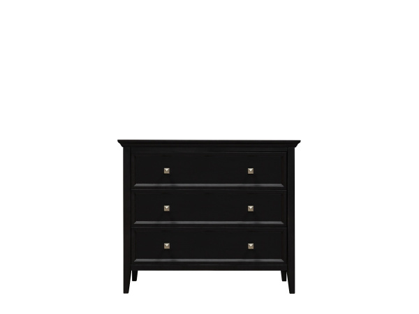 Комод Manhattan 3 ящика (Черный)