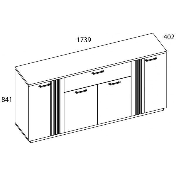 Тумба 4D1S МАТЕО