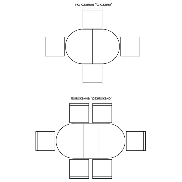 Стол обеденный Верди П4.487.4.13 (П106.06-01)