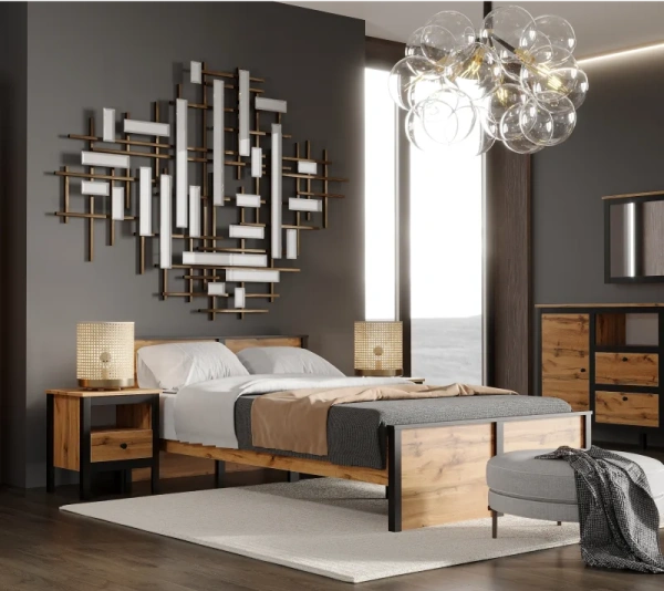 Тумба прикроватная ЛОФТ KOM1S