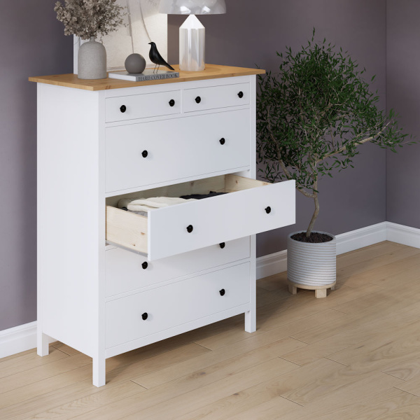 Комод 6 ящиков Кымор Hemnes