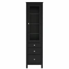 Шкаф для посуды Кантри Hemnes 13 ММЦ (Блек)