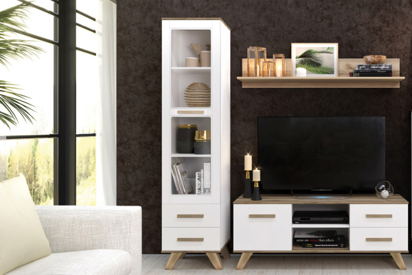 Шкаф-витрина 450 Вега Скандинавия