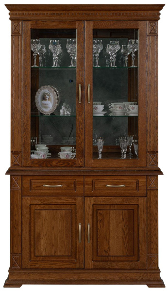 Шкаф комбинированный 2д Верди Классик П1.0487.0.19 (Черешня)