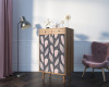 Комод Berber два ящика и дверки BB46