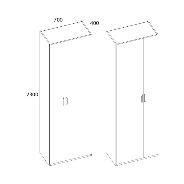 Шкаф 2D/70 МОДЕРН