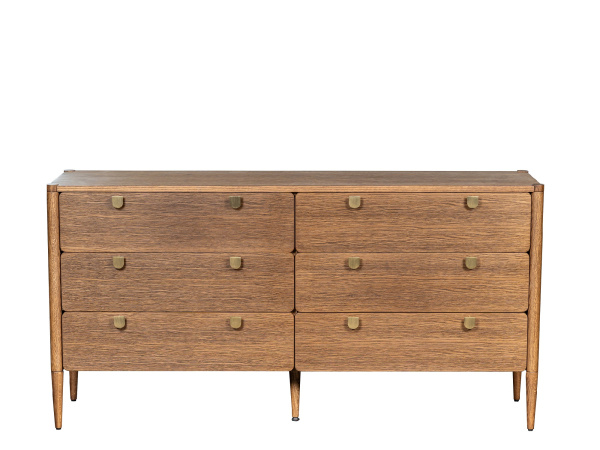 Комод Gven 6 ящиков (глейс американский орех)