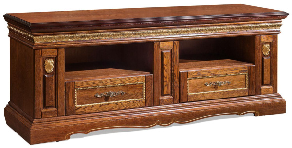 Тумба Милана ТВ4с П4.265.0.16(265.16с) (Черешня с золочением)