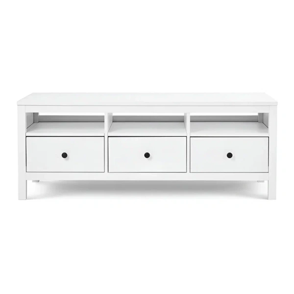 Тумба ТВ Кантри Hemnes 03 ММЦ (Белый лак)
