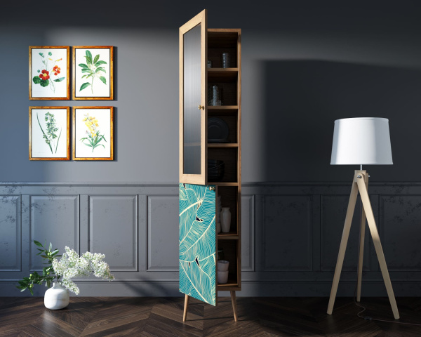 Буфет Berber узкий принт BB39