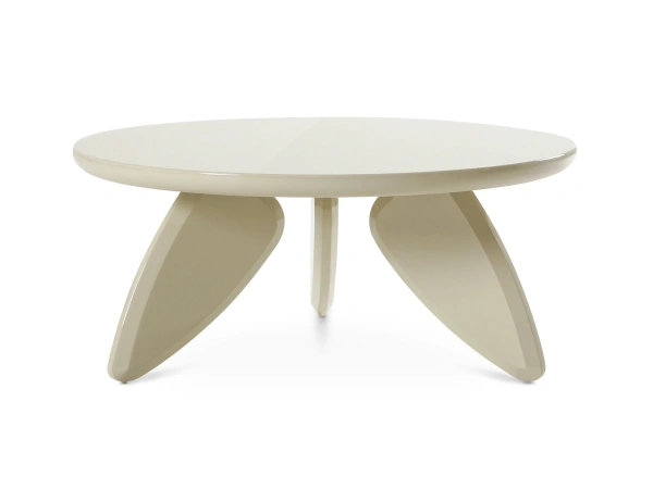 Журнальный столик Lapix round (бежевый)