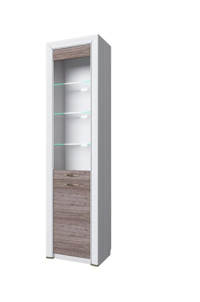 Шкаф-витрина 1V1D ОЛИВИЯ