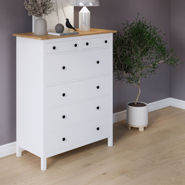 Комод 6 ящиков Кымор Hemnes