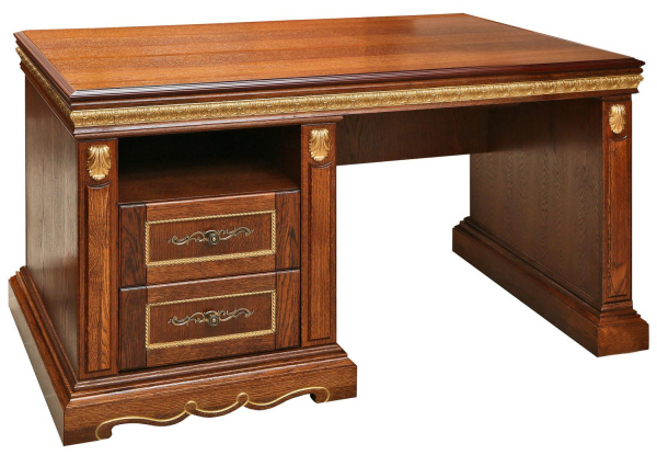 Стол Милана 4П П4.265.2.07(396.07) (Черешня с золочением)