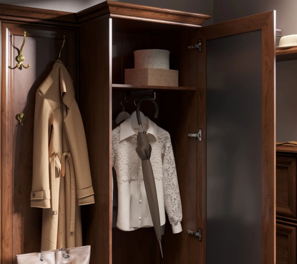 Шкаф с вешалкой КЕНТАКИ S320-PPK/110P